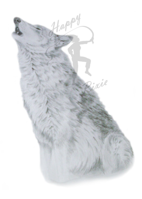 Art Print - Howling Wolf