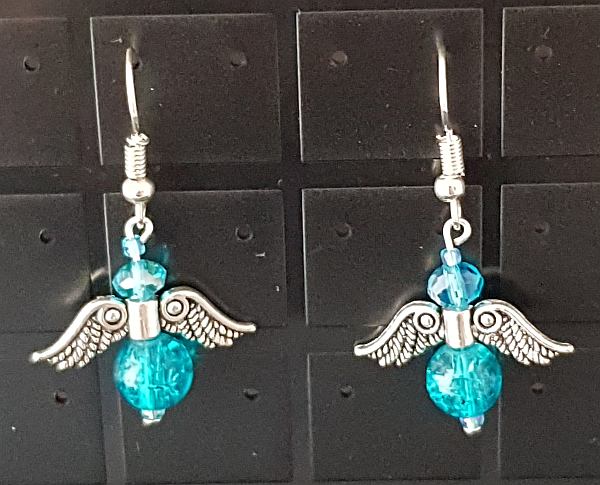 Earrings - Beaded Angels