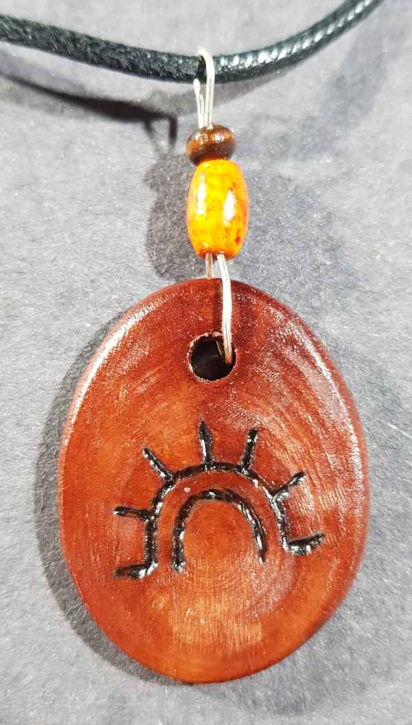 American Indian symbol 'Hogan and Sun Rays' 
