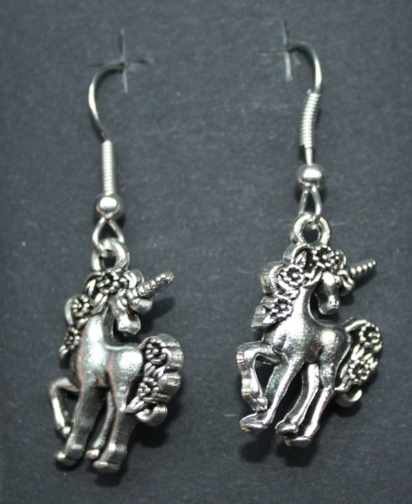 Earrings, Unicorn