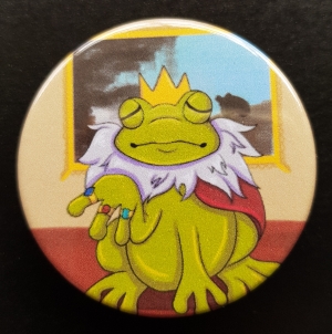 King Frog Badge