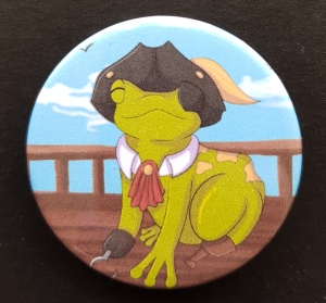 Pirate Frog Badge
