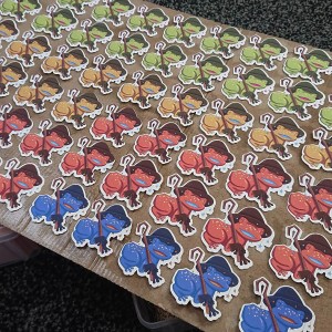 Wizard Frog Stickers
