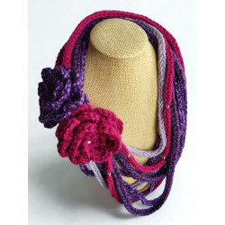 Lucet woven neck warmers