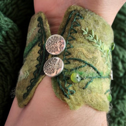 Felted Wrist Bands