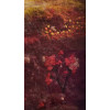Wet Felted Sunset Art in Frame