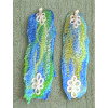 Felted Wrist Band Pair - River
