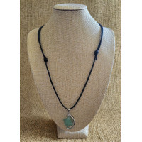 Necklace -  Green Aventurine Fidget Spinner