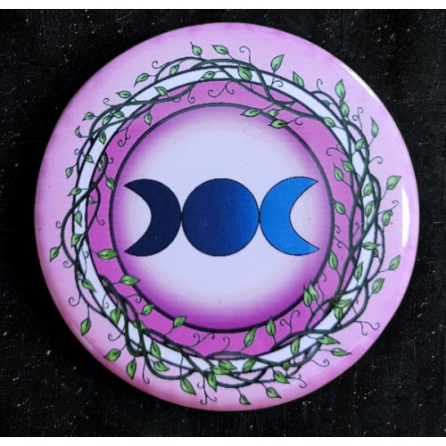 Fridge Magnet - Triple Goddess, Purple/Pink